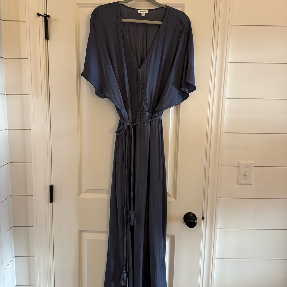 Mittoshop Navy Maxi Dress